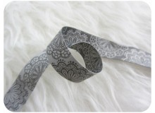 Webband SpitzenWerk  grau